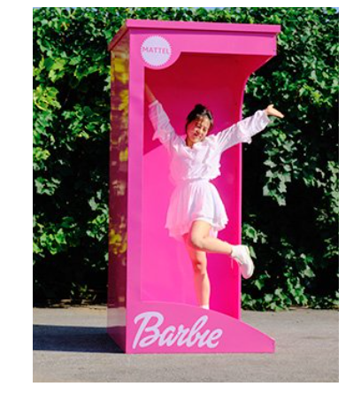 Photomaton Barbie 200cm