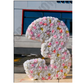 Chiffre géant floral  120cm
