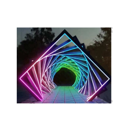 Tunnel LED Cascade avec Néon 300cm