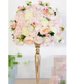 Bouquet de fleurs Blanc & Rose 74cm