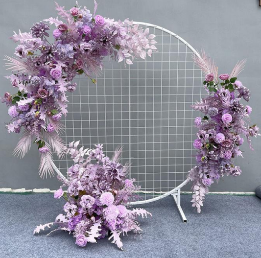 Couronne de fleurs Violet 100cm