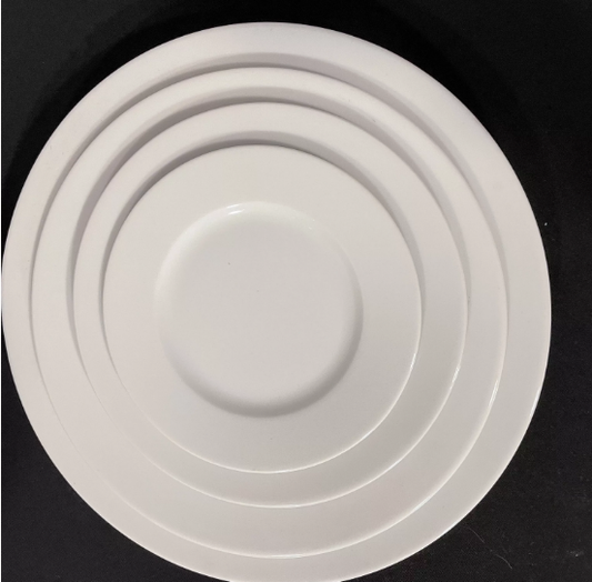 Assiette porcelaine ronde 18cm x 5 pièces