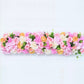 Allée de fleurs Rose Clair & Blanc 100cm