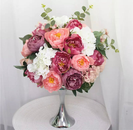 Bouquet de fleurs mélange de Roses 35cm