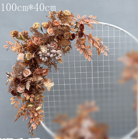 Couronne de fleurs Nature 100cm