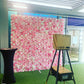 Mur floral Rose Clair & Blanc 60x40cm
