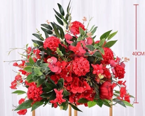 Bouquet de fleurs Rouge 40cm