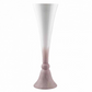 Vase Trompette Rose & Blanc 100cm
