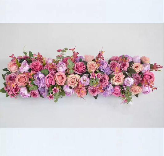 Allée de fleurs Rose & Violet 100cm