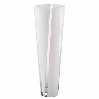 Vase conique Blanc 40cm