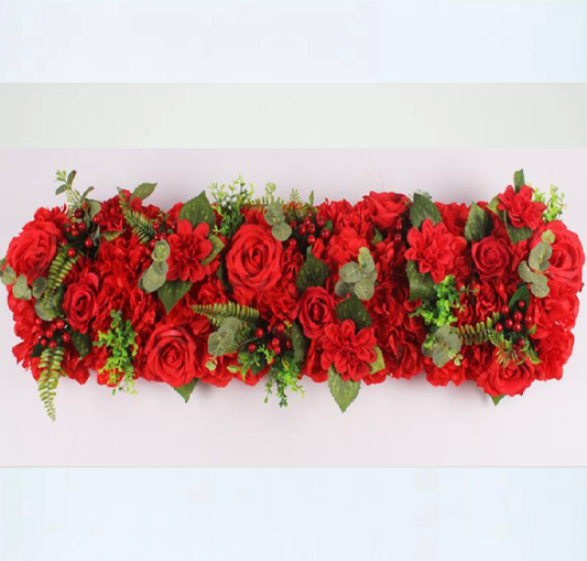 Allée de fleurs Rouge 100cm