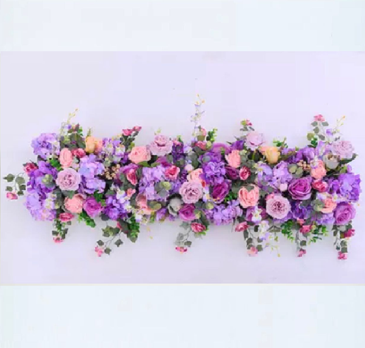 Allée de fleurs Violet & Rose 100cm