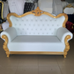Banquette Baroque Blanc & Or