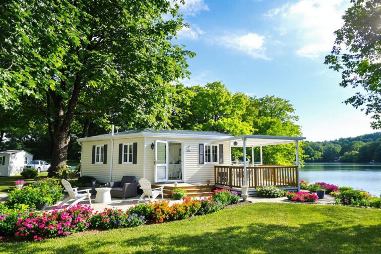 Combien coûte un mobil-home dans un camping à l'année ?