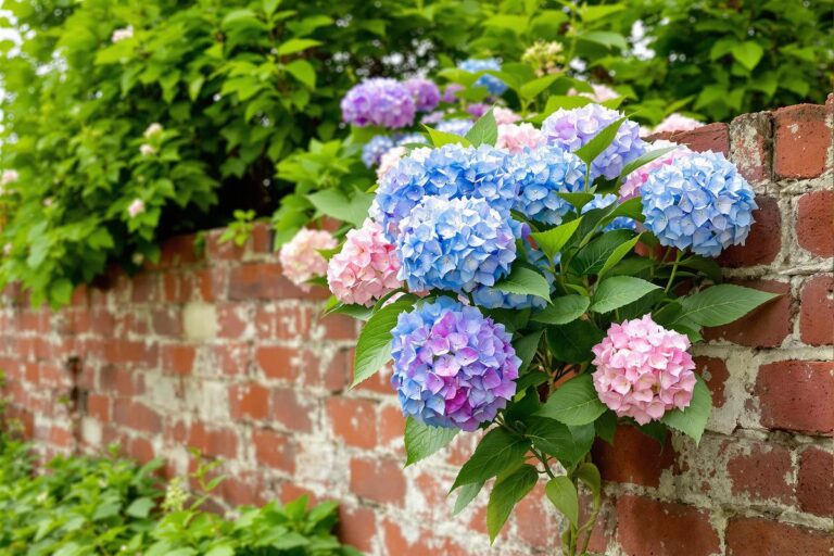 À quelle distance d’un mur planter un hortensia ?