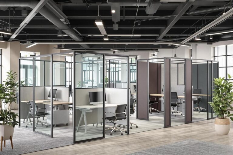 Cloison de bureau autoportante : solution modulable et pratique