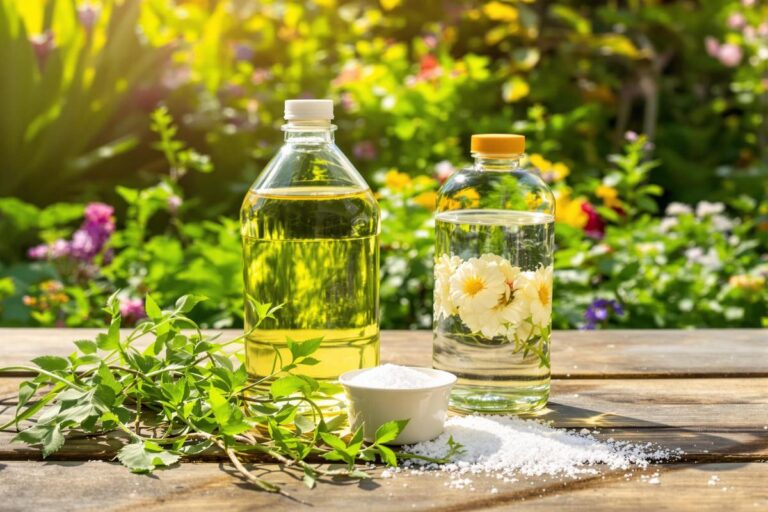 Désherbant naturel au vinaigre blanc et sel : recette efficace ?